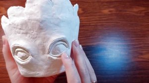 Кашпо ГРУТ из самозатвердевающей глины JOVI air dry (´｡• ω •｡`)