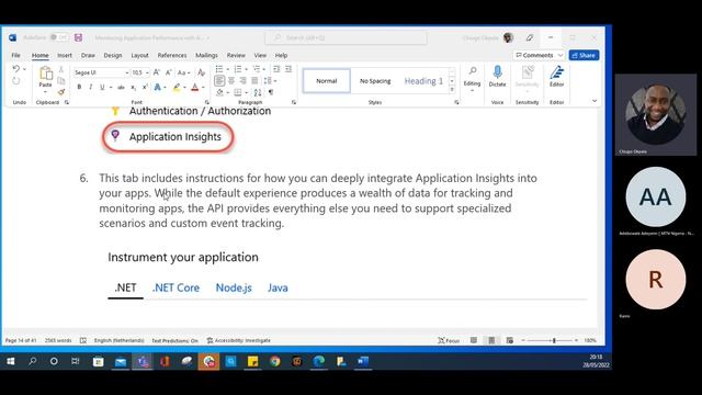 Monitoring Application Performance with Application Insights 20220528 200553 Meeting Recording смотреть онлайн