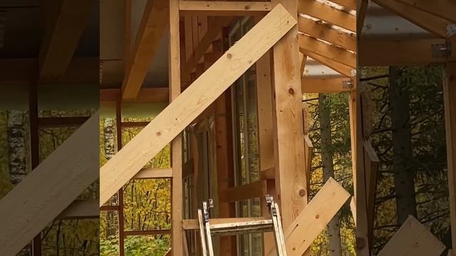 Как делать укосины в каркасном доме