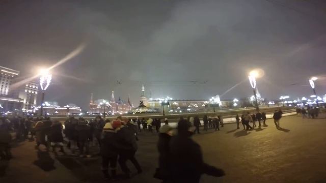 Москва новый год 2015 ул.Моховая Красная площадь смотреть онлайн