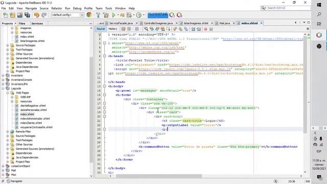 Como hacer un login con boostrap,java,JSF,Primefaces смотреть онлайн