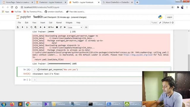 Build a normal Chatbot for beginners using Python and ChatterBot. смотреть онлайн