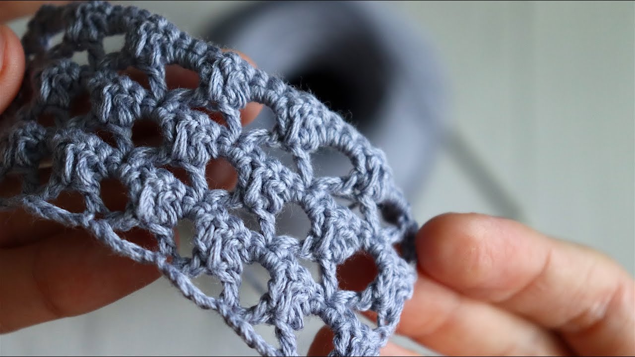 Узор крючком Соты. Мастер-класс смотреть онлайн