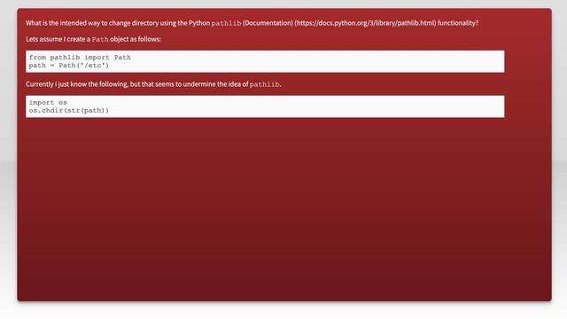 How can I change directory with Python pathlib смотреть онлайн