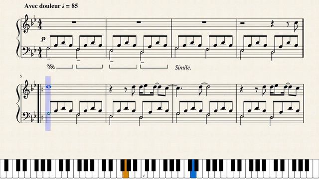 Silent Hill OST - Not tomorrow Piano Sheet смотреть онлайн