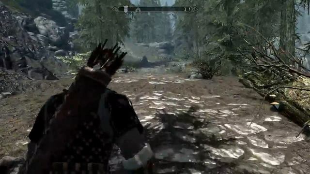 Путешествие Геральта и Йеннифэр The Elder Scrolls 5.Skyrim-Часть 36 смотреть онлайн