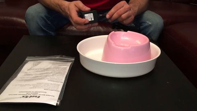 Автопоилка Feed-Ex Lotus PW-01 Pink для собак и кошек\Feed-Ex Lotus PW-01 Pink for dogs and cats смотреть онлайн