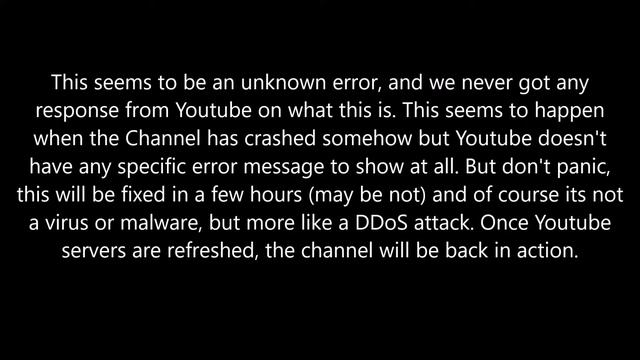 Youtube 500 Internal Server Error | Highly trained monkeys issue | Youtube Monkey Error смотреть онлайн