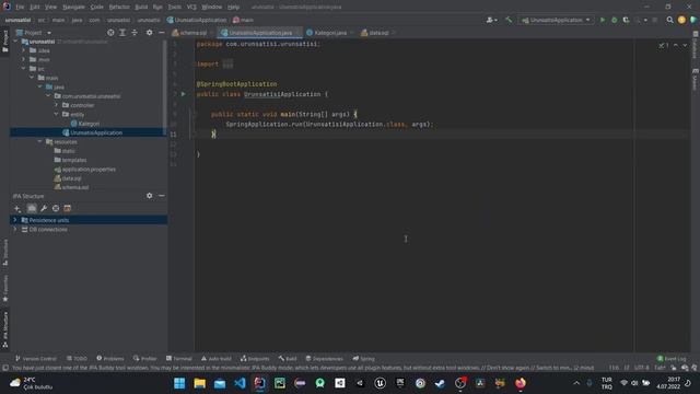 3- #entity #jpa Spring Boot ve React ile Sıfırdan Web Uygulaması Geliştiriyoruz смотреть онлайн