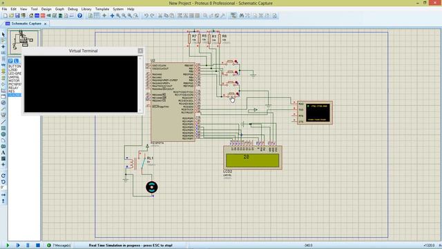 BIKE SECURITY SYSTEM USING KEYPAD AND GSM SIMULATION IN PROTEUS 1 смотреть онлайн