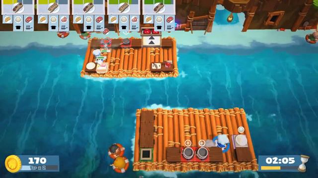 Overcooked 2 - 3-6 Solo 3 Stars смотреть онлайн