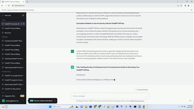 how to get chatgpt api key for free смотреть онлайн