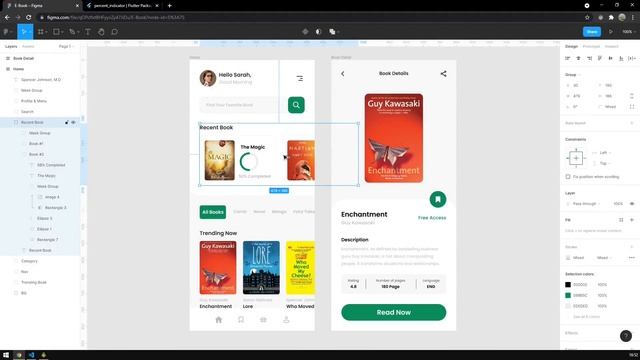 E-Book App - Flutter UI | 9. Home Page - Recent Book [Part 2] смотреть онлайн