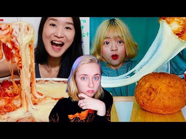 СКОЛЬКО ТУТ СЫРАчто эти корейцы себе позволяют (реакция на асмр и мукбанг) смотреть онлайн