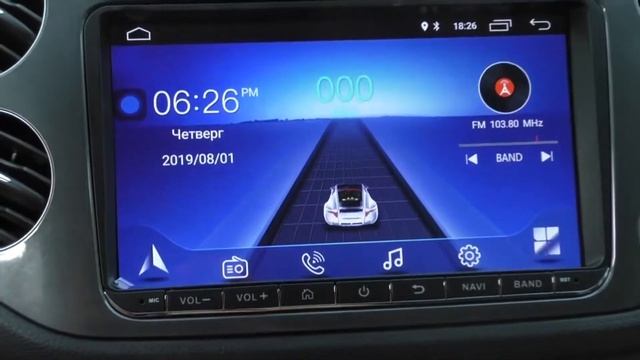 LeTrun магнитола Volkswagen Tiguan 2013 года