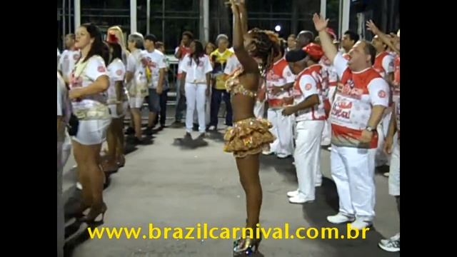 Graceful Brazilian Mulata Claudinha Samba Dancer Salgueiro 2012 смотреть онлайн
