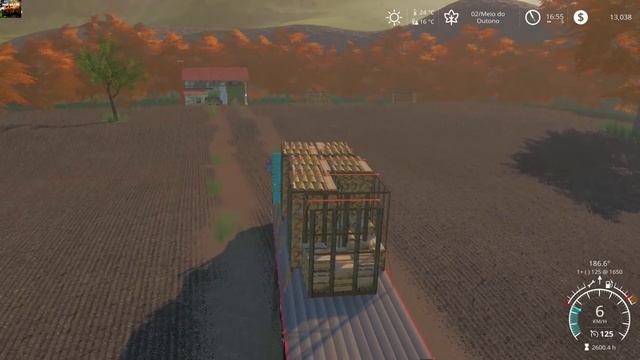 Puxando lenha no mercedes 1318 (véio banguela ?) | Farming Simulator 19 смотреть онлайн