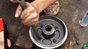 Daewoo Matiz - Замена задних подшипников и задних колодок