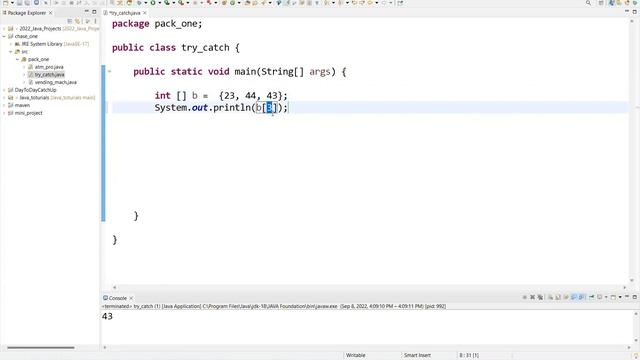 Exception Handling in Java Tutorial (Try_Catch_Block) смотреть онлайн