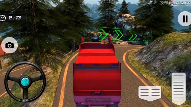 Offroad Cargo Transport Truck Driving Simulator 19 - Offroad Garbage Truck Driver - Android GamePla смотреть онлайн