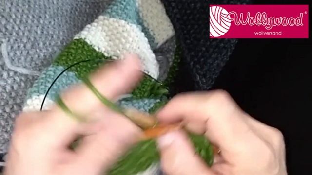 Doppelte Randmasche stricken am Beispiel "Ein Schal fürs Leben 2019" смотреть онлайн