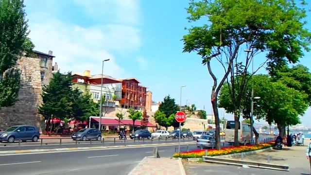 Турция Пляж в Стамбуле - Пешком через весь Город в Порт смотреть онлайн
