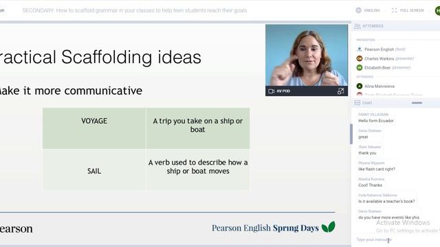 SECONDARY How to scaffold grammar in your classes to help teen students reach their goals смотреть онлайн