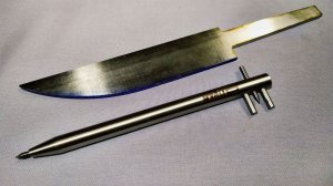 Очень полезный инструмент для  разметки ножа , Центроискатель в помощь ножеделам !