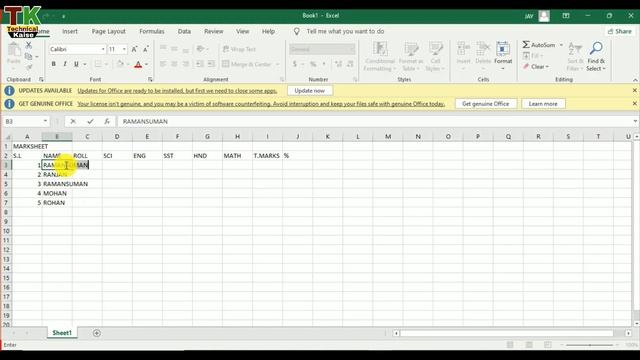 Excel Se Marksheet Kaise Banate Hai || How To Use Excel 2022 смотреть онлайн