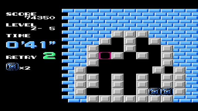 Puzznic (NES) - Gameplay смотреть онлайн