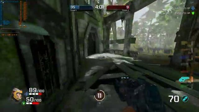 Quake Champions PTS may 2023 i7 13700k intel uhd 770 ddr4 3200 full hd 50% low no effects смотреть онлайн
