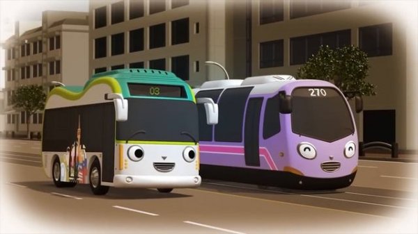 ?Тематический театр Тайо? l #22 Трамвай, который хочет стать автобусом l Приключения Тайо