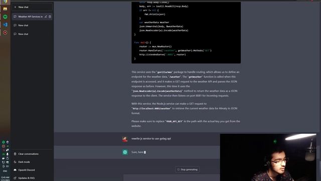 ChatGPT простой проект за 30 минут