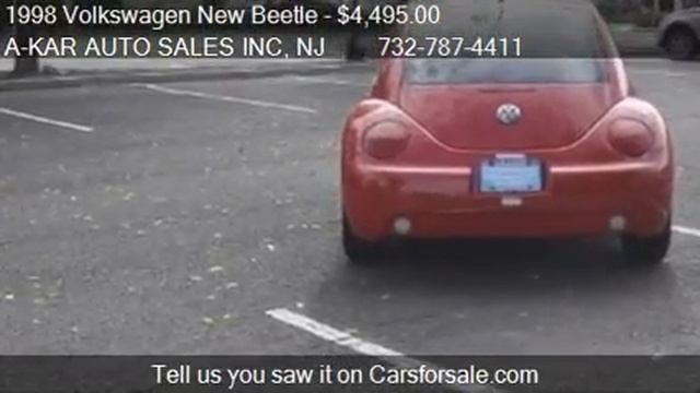 1998 Volkswagen New Beetle Base - for sale in MIDDLETOWN, NJ смотреть онлайн