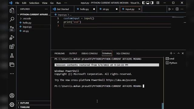 Getting Input from Users In Python | Legendmp | Current Affairs Mohan смотреть онлайн