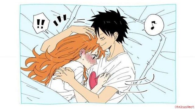 Sleeping || Luffy X Nami