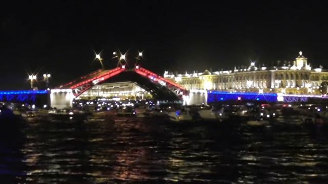 Ночной Петербург, разведение мостов смотреть онлайн