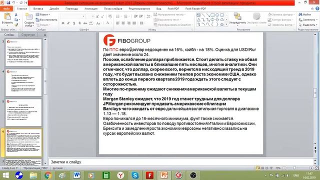 Текущая ситуация на FOREX