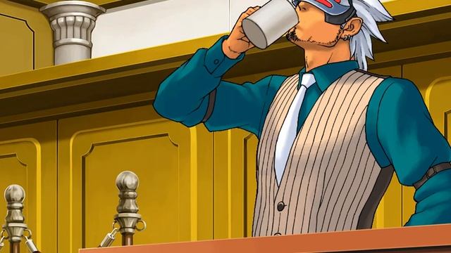 Godot some coffee, drinks it, throws it, gets more drinks it and throws it and Phoenix shoots him. смотреть онлайн