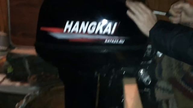 первый запуск лодочного мотора Hangkai 9.9 смотреть онлайн