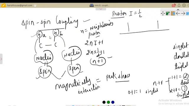Coupling constant ( J) , nmr spectroscopy смотреть онлайн