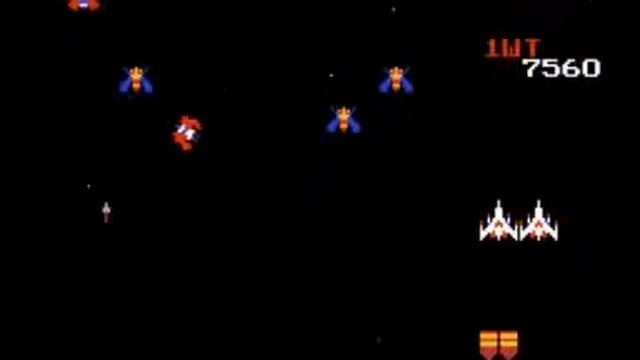 Galaga (NES) прохождение на русском. смотреть онлайн