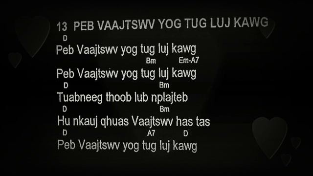 Zaj 13 [p100]: Peb Vajtswv yog tus loj kawg |Guitar chords смотреть онлайн