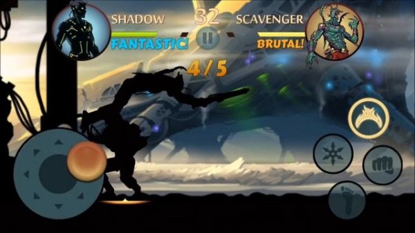 Shadow Fight 2 : Reach Hard, Brutal, Aggressive, Crazy, Fantastic Style