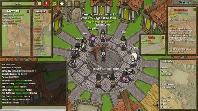 Прохождение Town of Salem #1 [Симулятор мафии!] смотреть онлайн