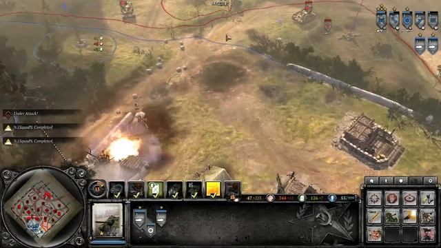 CoH2, Wikinger mod; Hilarious 1vs1 PvP - Gameplay. смотреть онлайн