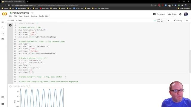 Pendulum with Jupyter 1 (Fun with Lagrangians) смотреть онлайн