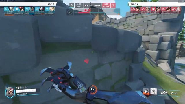 Запись разбора реплея со стрима игрока SoldatSolt, Bronze 5 Genji/Pharah смотреть онлайн