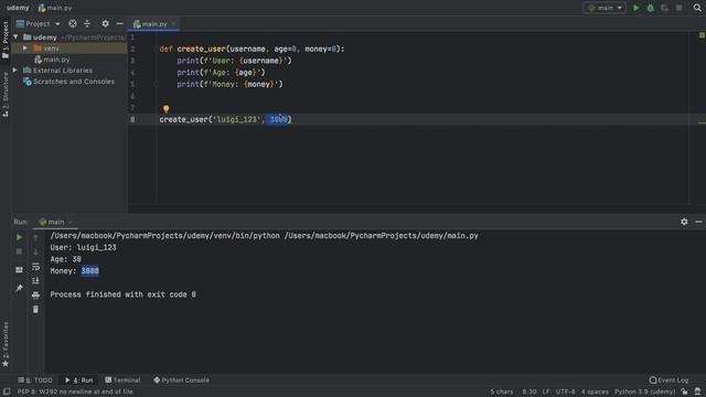 Fast & Easy Python 3.9 Tutorial - What are arguments? (Part 12) 2022 смотреть онлайн