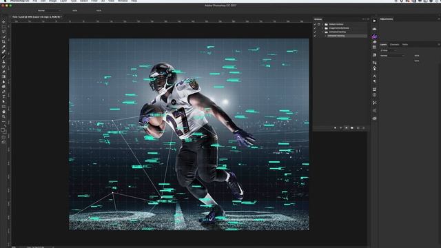 How to use - Animated Glitch Photoshop Action смотреть онлайн
